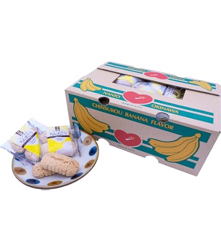 Amazon.co.jp: 名嘉真製菓 ちんすこう 5点詰合せ 14個入り×1箱 : 食品